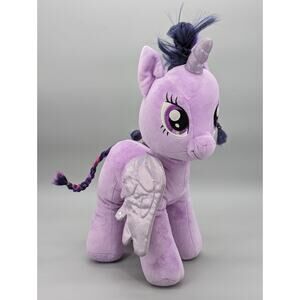 Build A Bear 2013 My Little Pony Purple 16" Plush Twilight Sparkle Alicorn Wings